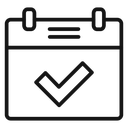 Check in calendar 3 icon