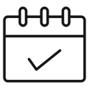 Check in calendar icon