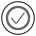 Check sign icon