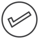 Checkbox Black Outline icon