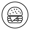 Cheese burger 2 icon