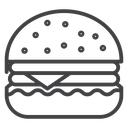 Cheese burger icon