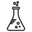 Chemical flask icon