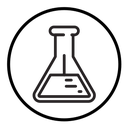 Chemical flask icon