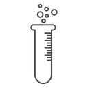 Chemical test Black Outline icon