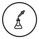 Chemical test icon