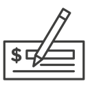 Cheque icon