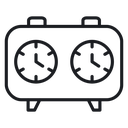 Chess clock icon