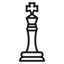 Chess king icon