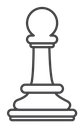 Chess pawn icon