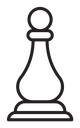 Chess pawn icon