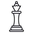 Chess queen 3 icon