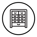 Chest of drawers icon