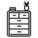 Chest of drawers icon