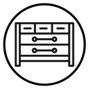 Chest of drawers icon