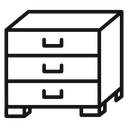 Chest of drawers icon