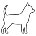 Chihuahua dog icon