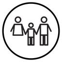 Child custody icon