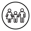 Child custody icon