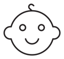 Child face icon