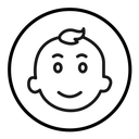 Child face icon
