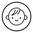 Child face icon