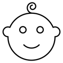 Child head icon