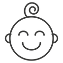Child head icon