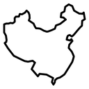 China map icon