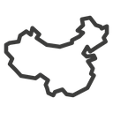 China map icon
