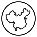 China Map Circle icon