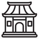 Chinese temple icon