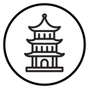 Chinese temple icon