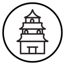 Chinese temple icon