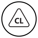Chlorine Bleach CL Triangle icon
