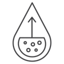 Cholesterol Blood Drop icon