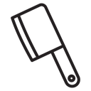 Chopper knife icon