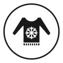 Christmas sweater icon