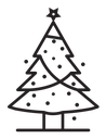 Christmas tree icon