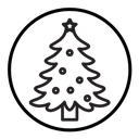 Christmas tree icon