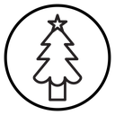 Christmas tree icon