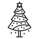 Christmas tree 3 icon