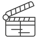 Cinema flapper icon