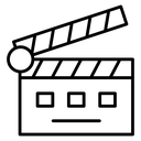 Cinema flapper icon