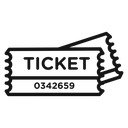 Cinema ticket icon