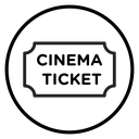 Cinema ticket icon