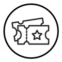 Cinema ticket icon