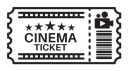 Cinema tickets icon
