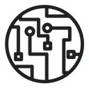 Circuit board icon