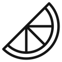 Citrus slice 3 icon